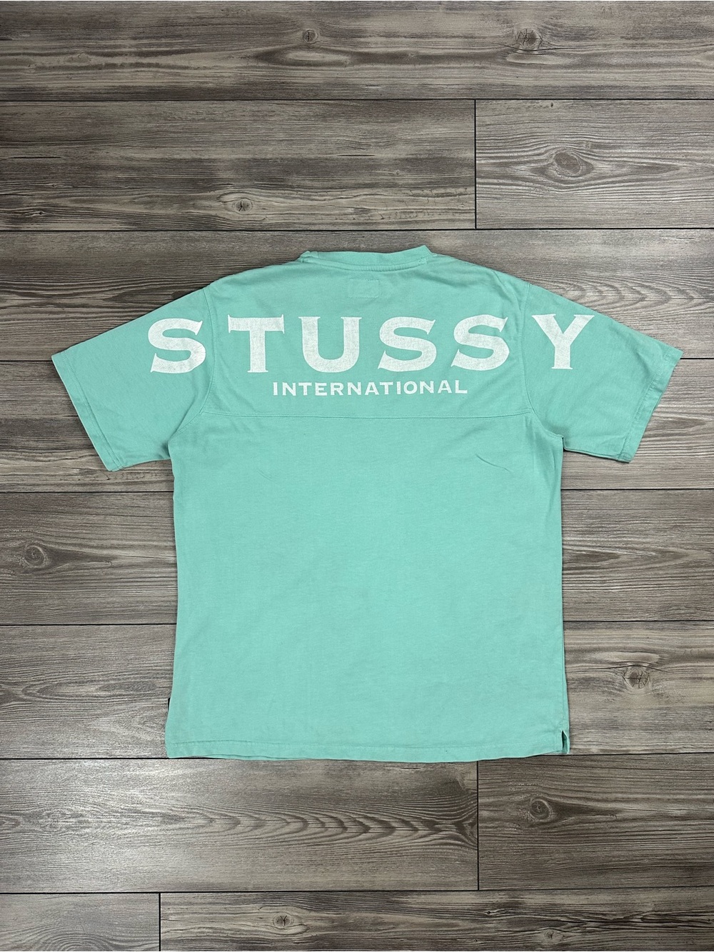 Stussy Mint Back Logo T Shirt